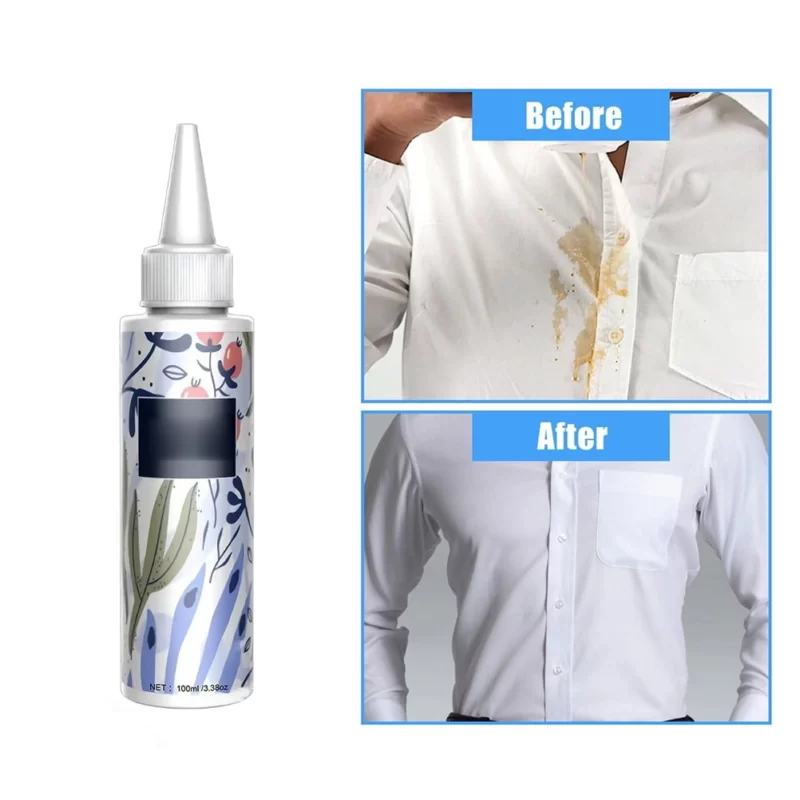 Using stain remover spray for clothes and shoes