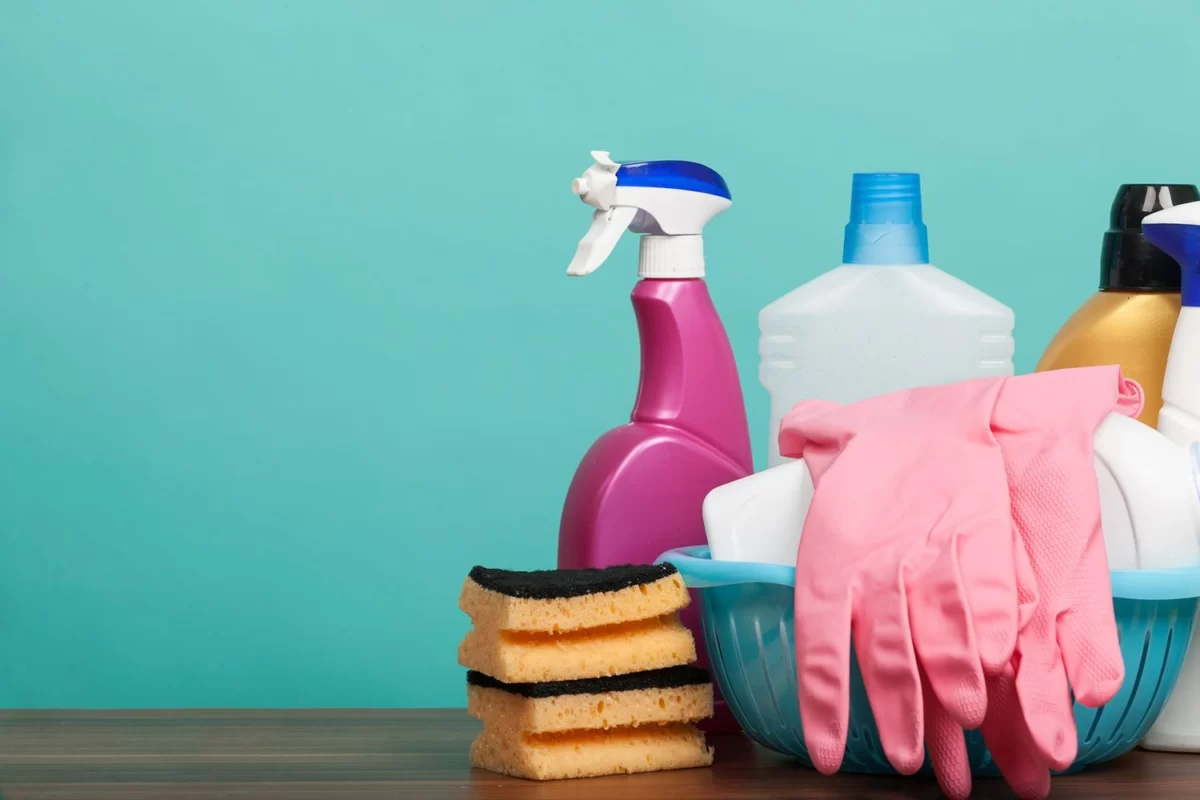 Using stain remover spray for clothes and shoes