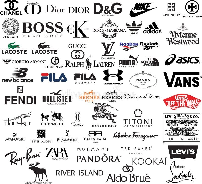 Labels and brands for all types of clothing