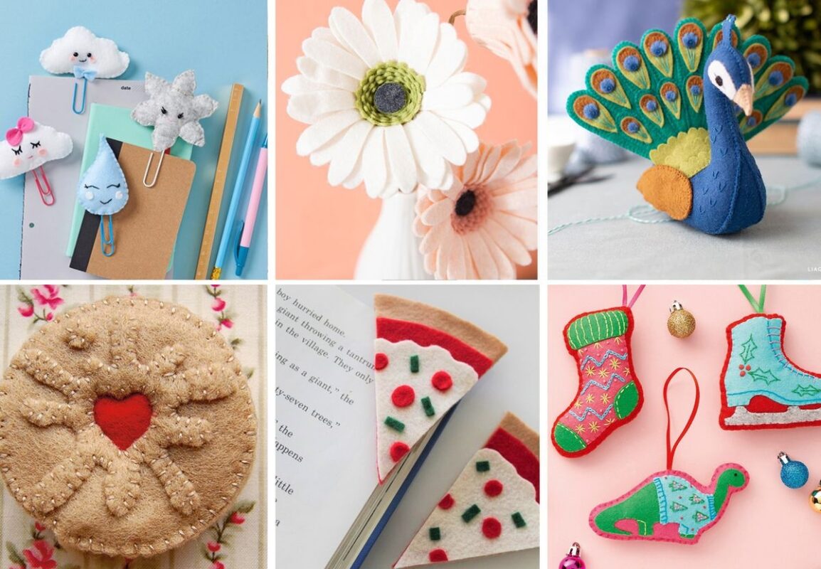 +50 Felt Craft Ideas You've Never Seen Before!